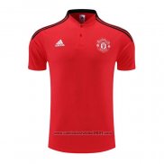 Camisola Polo del Manchester United 2022-2023 Vermelho