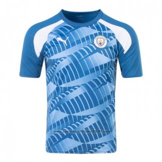 Camisola Pre Match del Manchester City 2023 Azul