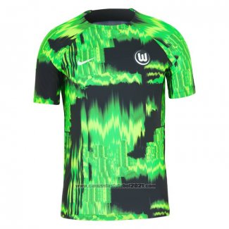 Camisola Pre Match del Wolfsburg 2023 Verde