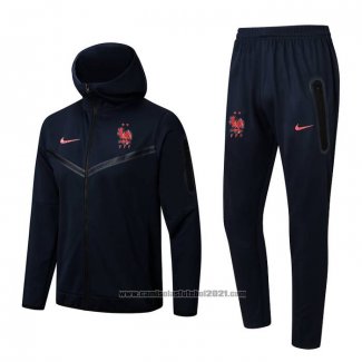 Fato de Treino Hoodie Franca 2022-2023 Azul