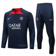 Sueter de Treinamento Paris Saint-Germain 2022-2023 Azul Oscuro