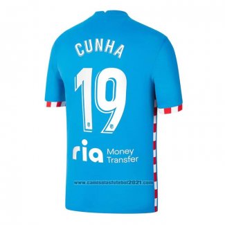 Camisola Atletico Madrid Jogador Cunha 3º 2021-2022