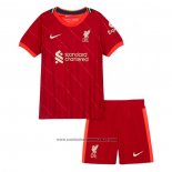 Camisola Liverpool 1º Crianca 2021-2022
