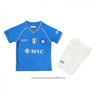 Camisola Naples 1º Crianca 2023-2024