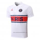 Camisola Polo Paris Saint-Germain Jordan 2022-2023 Branco