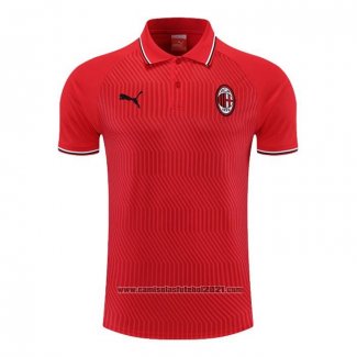 Camisola Polo del AC Milao 2022-2023 Vermelho