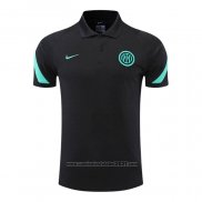 Camisola Polo del Inter de Milao 2022-2023 Preto