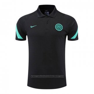 Camisola Polo del Inter de Milao 2022-2023 Preto