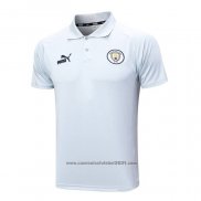 Camisola Polo del Manchester City 2023-2024 Cinza