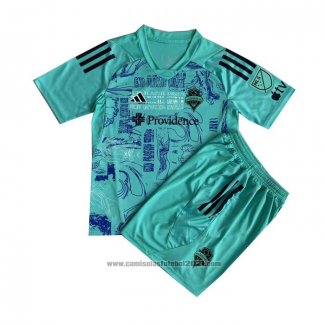 Camisola Seattle Sounders 1º Planet Crianca 2023