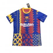 Camisola Treinamento Barcelona 2021 Azul