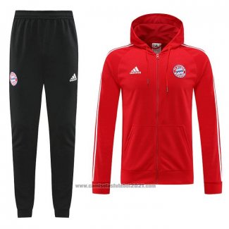 Fato de Treino Hoodie Bayern de Munique 2022-2023 Vermelho