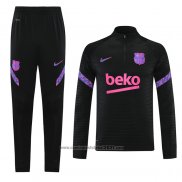 Sueter de Treinamento Barcelona 2021-2022 Preto