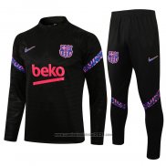 Sueter de Treinamento Barcelona 2021-2022 Preto