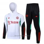 Sueter de Treinamento Manchester United Crianca 2023-2024 Branco