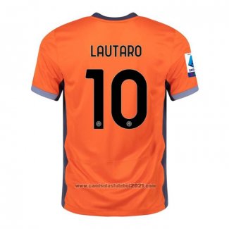 Camisola Inter de Milao Jogador Lautaro 3º 2023-2024