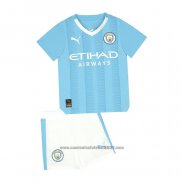 Camisola Manchester City 1º Crianca 2023-2024