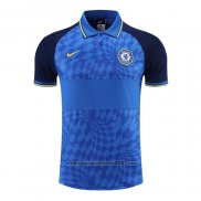 Camisola Polo del Chelsea 2022-2023 Azul