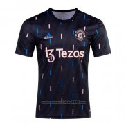 Camisola Pre Match del Manchester United 2022 Preto