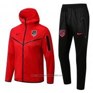 Fato de Treino Hoodie Atletico Madrid 2022-2023 Vermelho