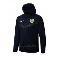 Jaqueta Hoodie Barcelona 2022-2023 Azul