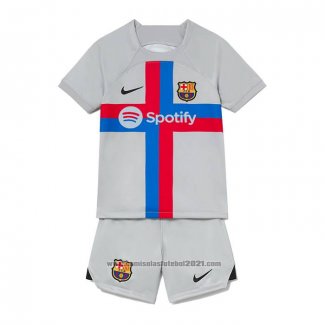 Camisola Barcelona 3º Crianca 2022-2023