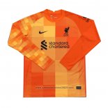 Camisola Liverpool Porteiro Manga Comprida 2021-2022 Orange
