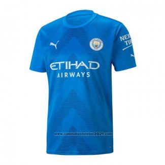 Camisola Manchester City Goleiro 2022-2023 Azul