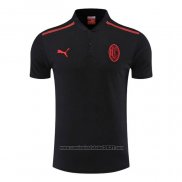 Camisola Polo del AC Milao 2022-2023 Preto