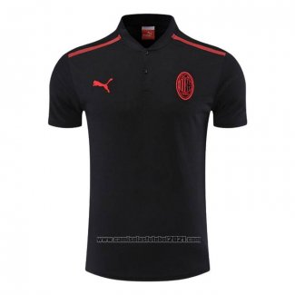 Camisola Polo del AC Milao 2022-2023 Preto