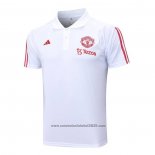 Camisola Polo del Manchester United 2023-2024 Branco