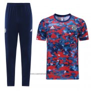 Fato de Treino Bayern de Munique Manga Curta 2021 Azul