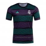 Camisola Pre Match del Real Madrid 2022 Verde Y Purpura