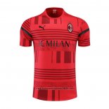 Camisola de Treinamento AC Milao 2022-2023 Vermelho