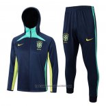 Fato de Treino Hoodie Brasil 2022-2023 Azul