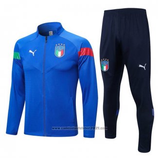 Jaqueta de Treinamento Italia 2022-2023 Azul