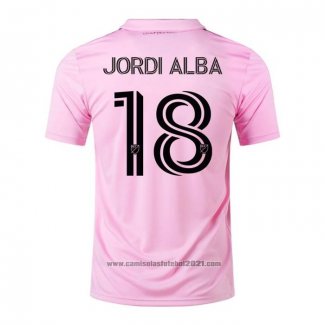 Camisola Inter Miami Jogador Jordi Alba 1º 2023