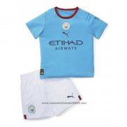 Camisola Manchester City 1º Crianca 2022-2023