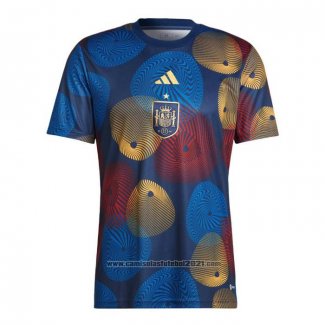 Camisola Pre Match del Espanha 2022 Azul