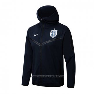 Jaqueta Hoodie Inglaterra 2022-2023 Azul