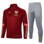 Jaqueta de Treinamento Arsenal 2023-2024 Vermelho