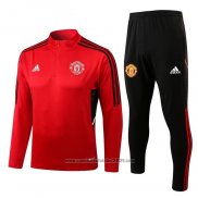 Sueter de Treinamento Manchester United 2022-2023 Vermelho