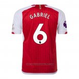 Camisola Arsenal Jogador Gabriel 1º 2023-2024