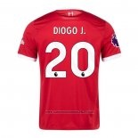 Camisola Liverpool Jogador Diogo J. 1º 2023-2024