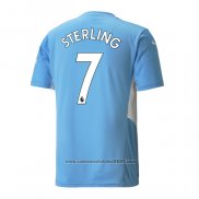 Camisola Manchester City Jogador Sterling 1º 2021-2022
