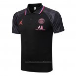 Camisola Polo del Paris Saint-Germain Jordan 2022-2023 Preto