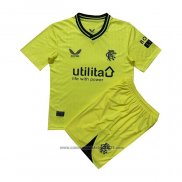 Camisola Rangers Goleiro Crianca 2023-2024 Amarelo