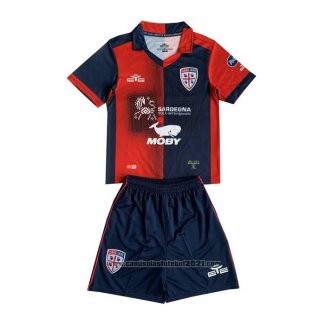 Camisola Cagliari Calcio 1º Crianca 2023-2024