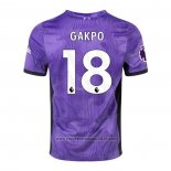 Camisola Liverpool Jogador Gakpo 3º 2023-2024