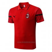 Camisola Polo del AC Milao 2022-2023 Vermelho